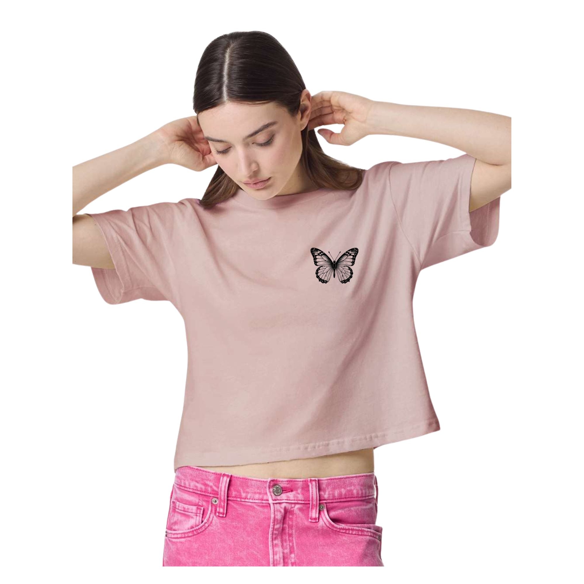 Butterfly Crop Tee